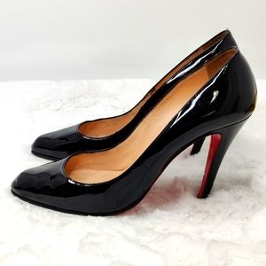 Black Christian Louboutin classic heels sz 37.5